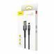 Кабель Baseus Cafule Type-A - Lightning 1м 2.4A черный CALKLF-GG1 28000 фото 3