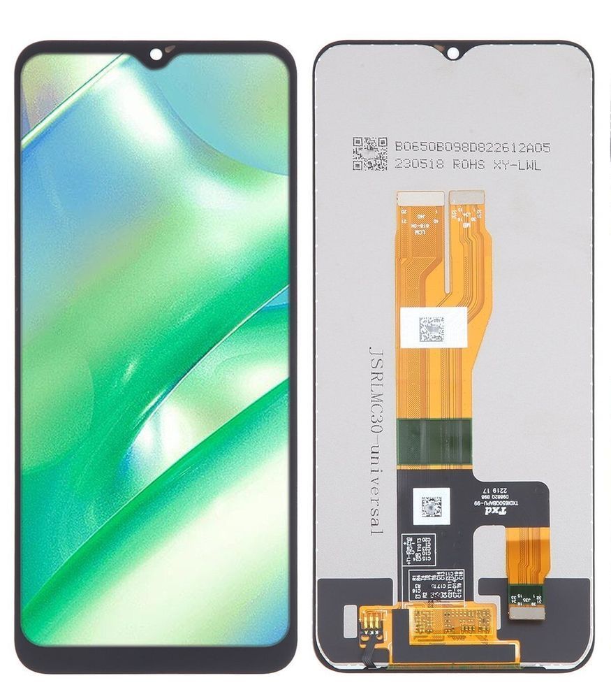 Дисплей для Realme C30 RMX3581 чорний 26695 фото