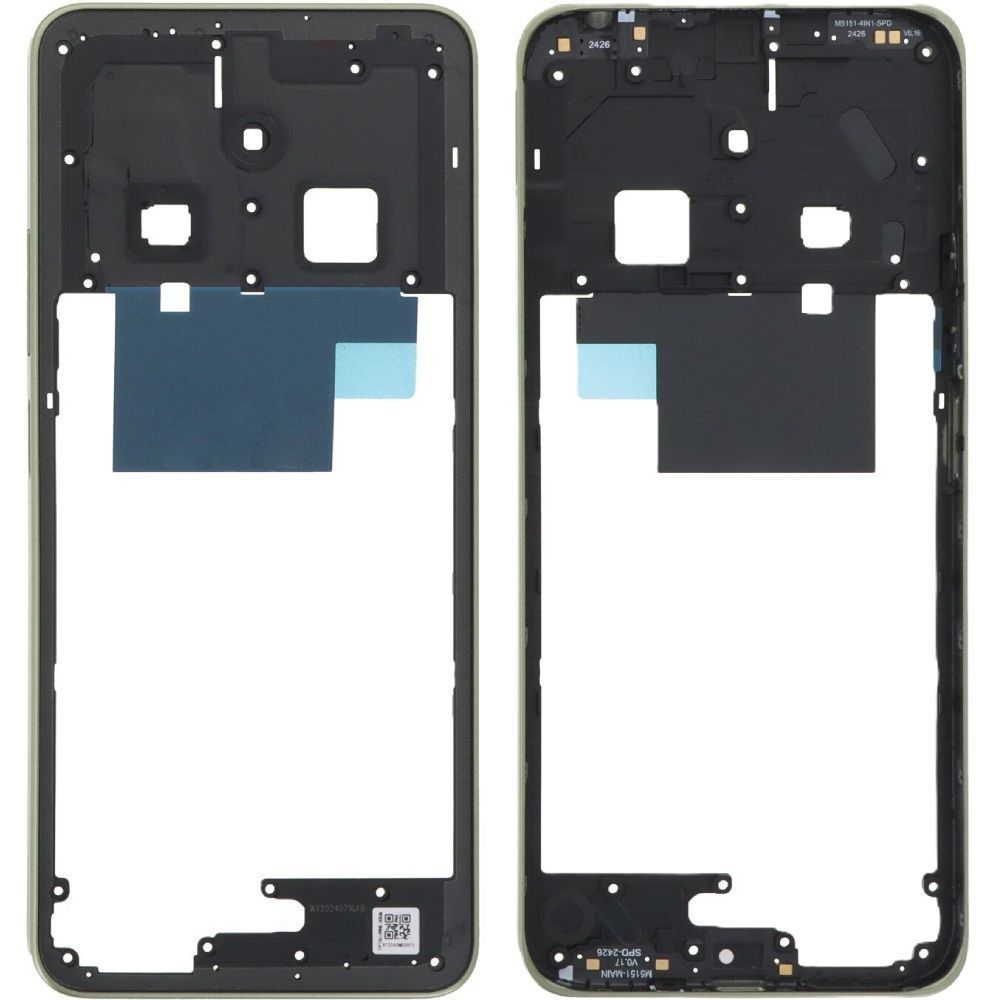 Рамка корпусу для Xiaomi Poco C75 2410FPCC5G зелена 32416 фото