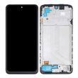 Дисплей для Xiaomi Redmi Note 10 4G M2101K7AG, Redmi Note 10s, Poco M5s с рамкой черный IPS 26372 фото