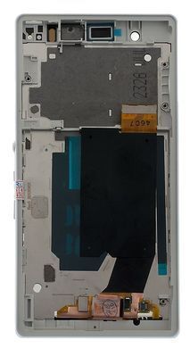 Дисплей Sony C6602, C6603, C6606 Xperia Z и рамкой белый Оригинал Китай 00929 фото