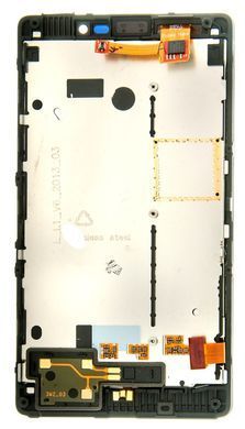 Дисплей для Nokia Lumia 820 с рамкой черный Оригинал Китай 01467 фото