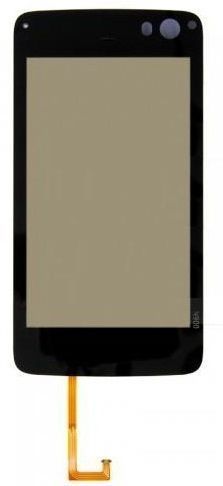 Сенсор (тачскрин) Nokia N900 и рамкой черный 01675 фото