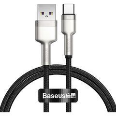 Кабель Baseus Cafule Series Metal Data Cable USB to Type-C 66W 1m чорний (CAKF000101) 32009 фото
