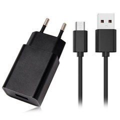Сетевое зарядное устройство Xiaomi MDY-Q3-EC 1 USB (2A) + провод Micro USB Черный 20088 фото
