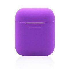 Чехол для наушников AirPods с карабином фиолетовый 16363 фото
