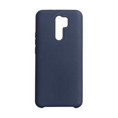 Чехол силиконовый Silicone Case для Xiaomi Redmi 9 Blue 18936 фото