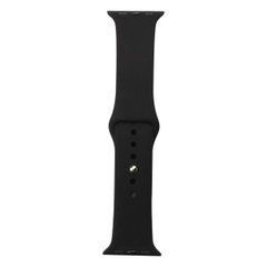 Ремешок для смарт-часов Apple Watch Silicone Classic 42/44/45/49mm Black 28791 фото