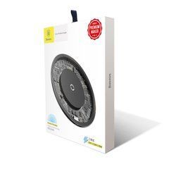 Беспроводное зарядное устройство Baseus Simple Magnetic Wireless Charger (WXJK-E01) черный 20278 фото