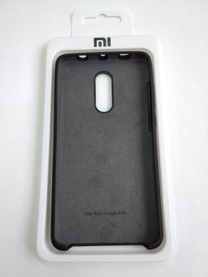 Чехол силиконовый Silicone Cover для Xiaomi Redmi Note 4X Черный 09447 фото