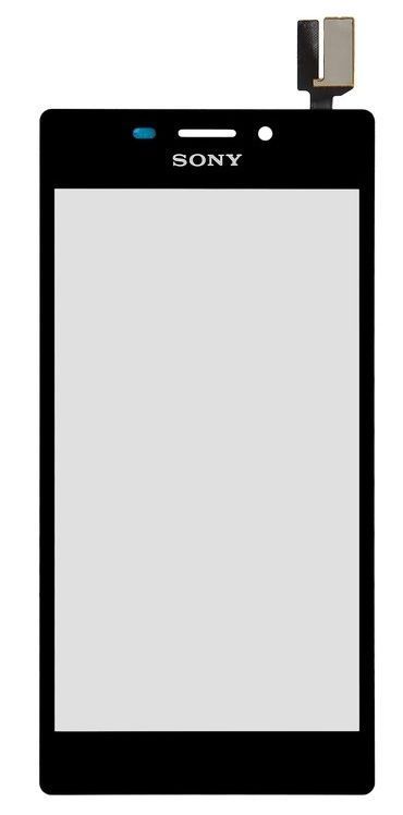 Сенсор (тачскрин) Sony D2302, D2303, D2305, D2306 Xperia M2 черный 00516 фото