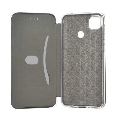 Чехол-книжка Premium Case под кожу Xiaomi Redmi 9C синий 19764 фото
