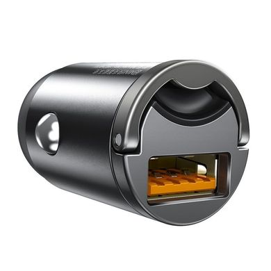 Автомобильное зарядное устройство Baseus Tiny Star Mini Quick Charge Car Charger USB Port 30W (VCHX-A0G) черный 18001 фото