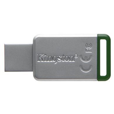 Флеш память Kingston USB 16Gb DT50 Metal,Green USB 3.1 17295 фото