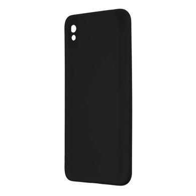 Чехол силиконовый Silicone Full Case для Xiaomi Redmi 9A черный 19388 фото