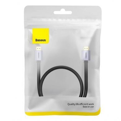 Видео кабель Baseus High Definition Series Graphene HDMI to HDMI 4K Adapter Cable 1m черный (WKGQ020001) 27654 фото