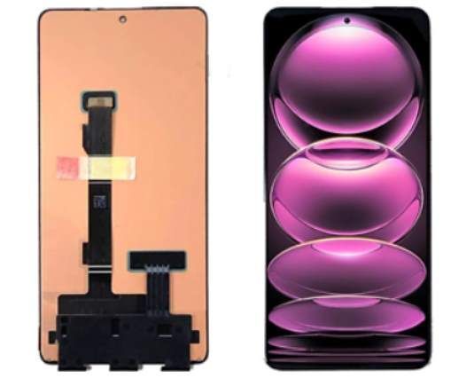 Дисплей для Xiaomi Redmi Note 12 Pro 5G, Redmi Note 12 Pro+ 5G, Poco X5 Pro 5G черный OLED 28454 фото