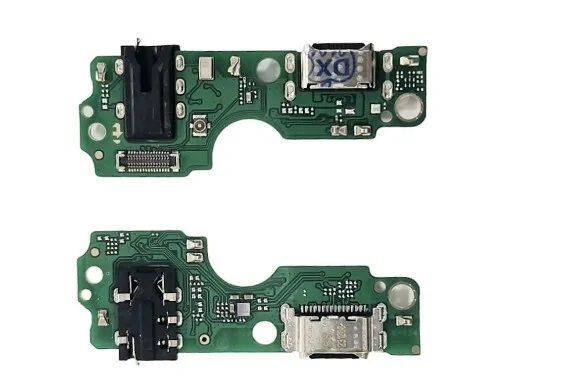 Нижня плата для Tecno Spark 10 KI5q з розьємом зарядки, з розьємом навушників, з мікрофоном 33165 фото