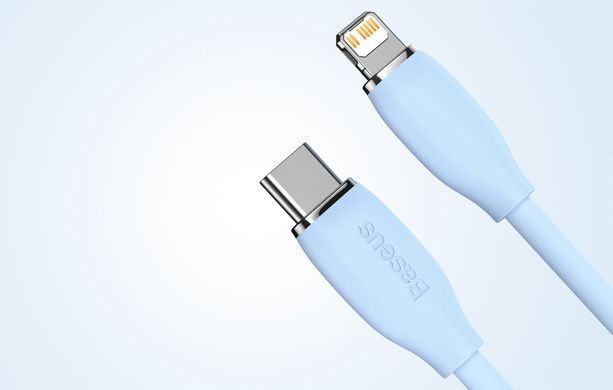 Кабель Baseus Jelly Liquid Silica Gel Fast Charging Data Cable Type-C to Lightning 20W 1.2m (CAGD020003) 26326 фото