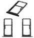Держатель Sim-карты и карты памяти Huawei Nova Lite (2017) SLA-L22, Y6 Pro 2017 (SLA-L02, SLA-L03), P9 Lite mini, Enjoy 7 черный 10999 фото