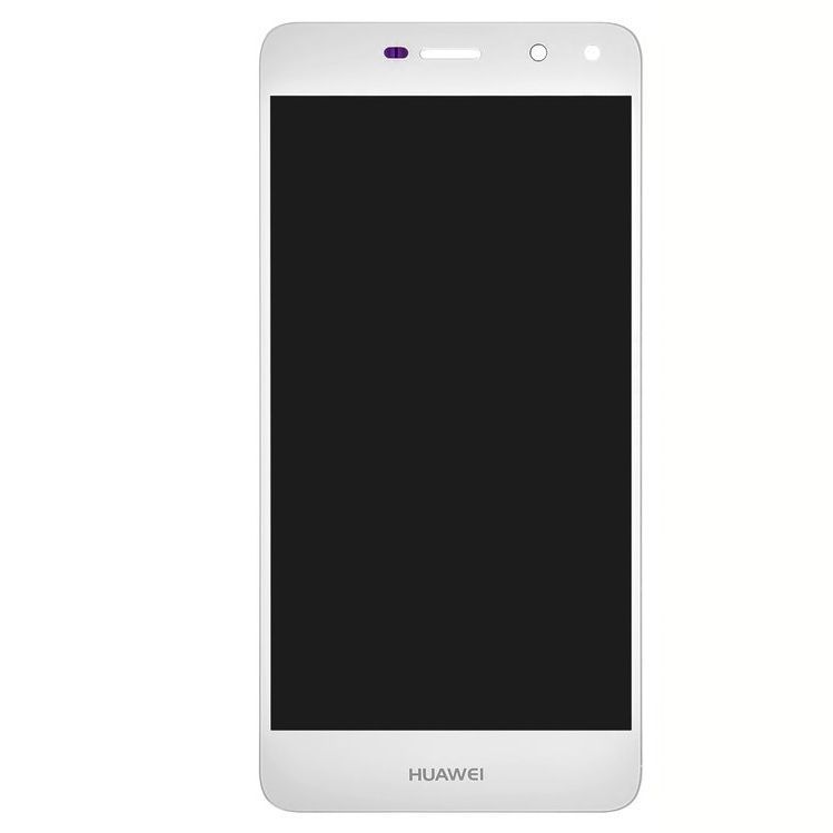 Дисплей для Huawei Y5 2017 MYA-L02, MYA-L22, Y5 III MYA-U29 с рамкой золотой (белый) 22982 фото
