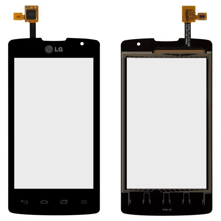 Сенсор (тачскрин) LG X135 Optimus L60 Dual черный Оригинал Китай 02155 фото