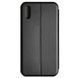 Чехол-книжка Premium Case под кожу Huawei Y5 2019 черный 15652 фото 2