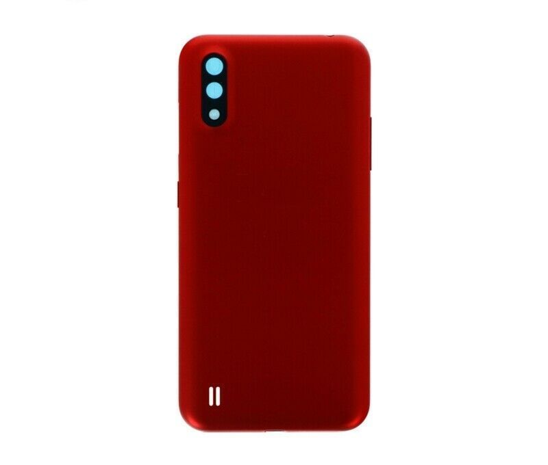 Задняя крышка для Samsung A015F Galaxy A01 красная, Оригинал Китай, со стеклом камеры 17752 фото