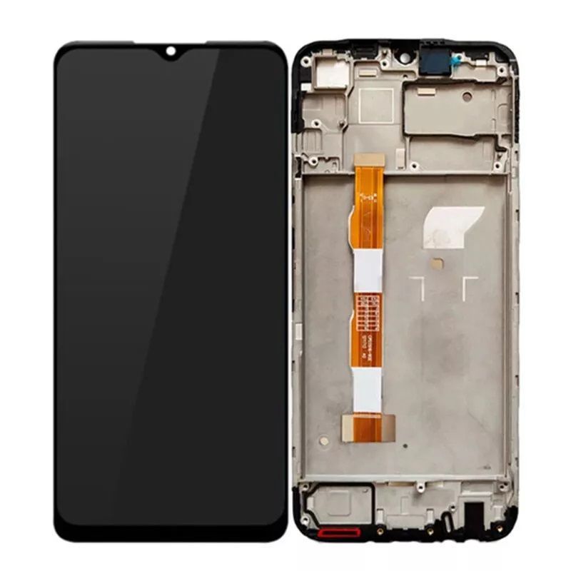 Дисплей для Vivo Y01, Y01A V2166, Y15s V2120 з рамкою чорний 29241 фото