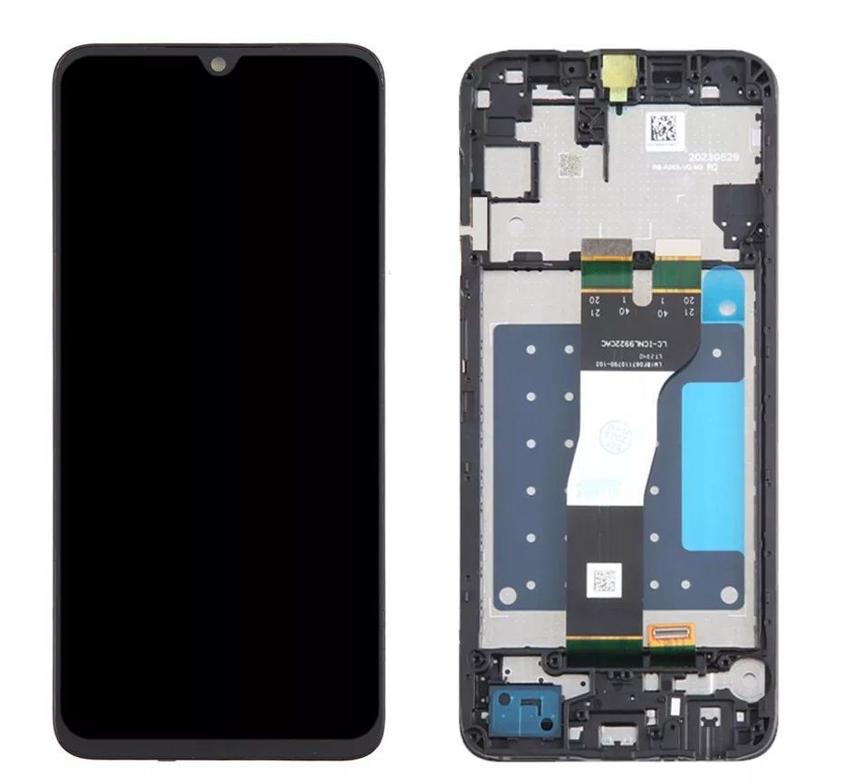Дисплей для Samsung A057F Galaxy A05s с рамкой черный 29373 фото