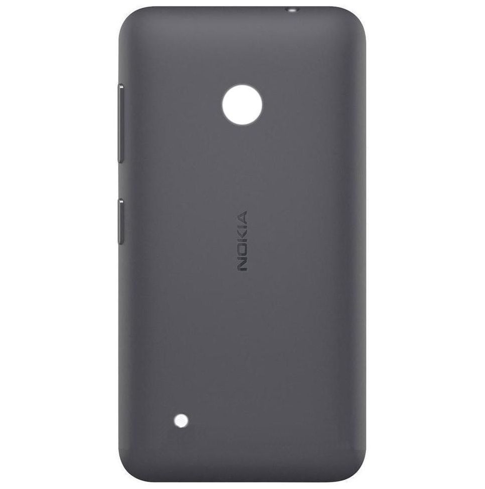 Задняя кришка для Microsoft (Nokia) Lumia 530 (RM-1017/RM-1019) серая Dark Grey Оригинал Китай 07340 фото