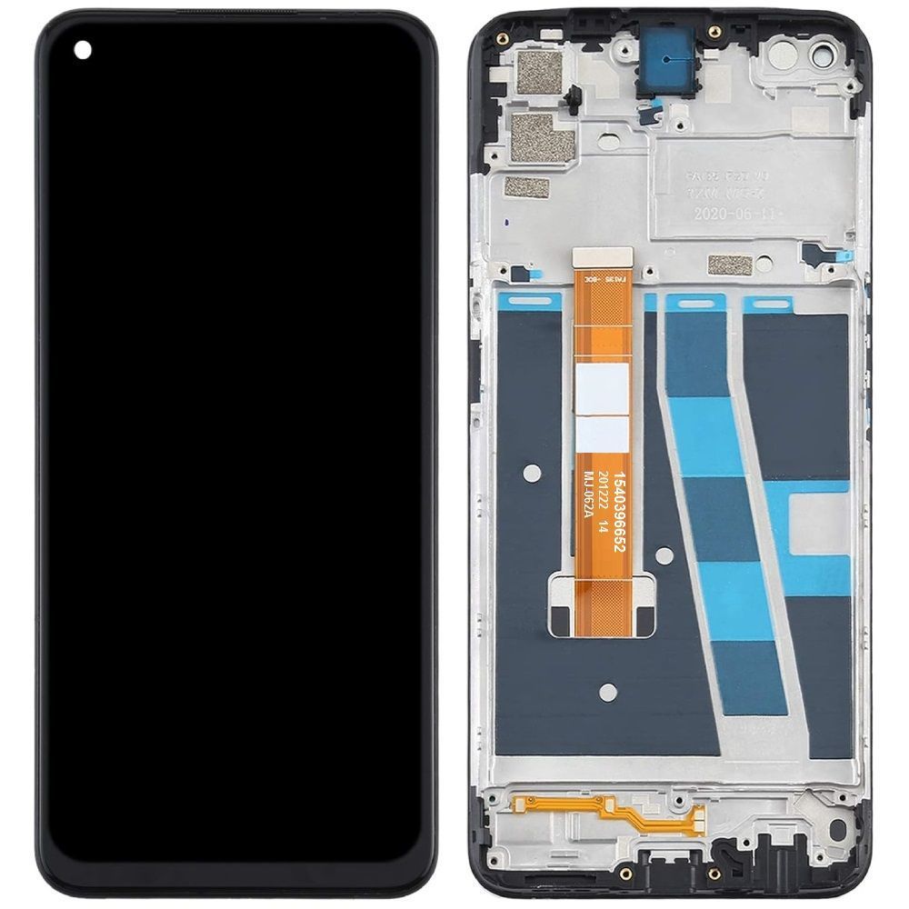 Дисплей для Oppo A52 с рамкой черный, p/n : 1540396652 2001417 30419 фото
