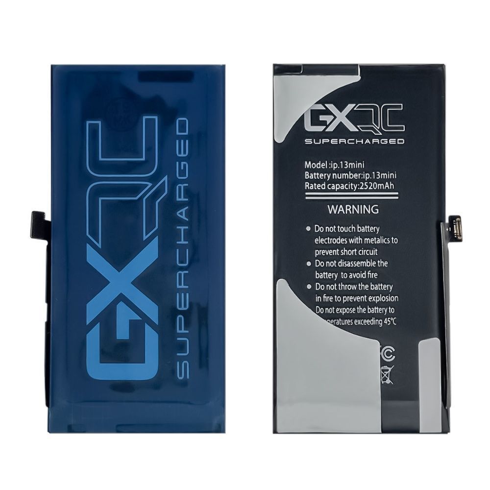 Акумулятор GXQC Supercharged для Apple iPhone 13 Mini 2520mAh посилений 33066 фото