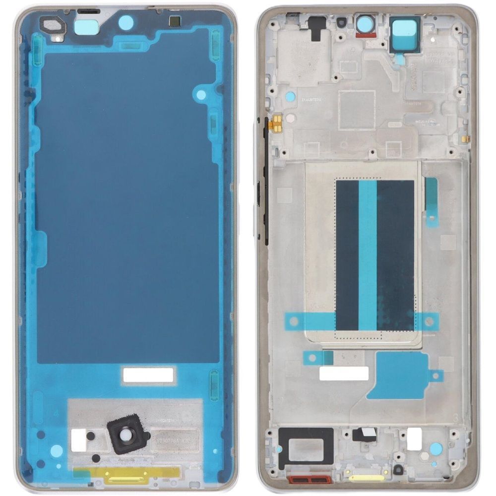 Рамка дисплея для Xiaomi Redmi Note 13 Pro+ срібляста, Moonlight White 31610 фото