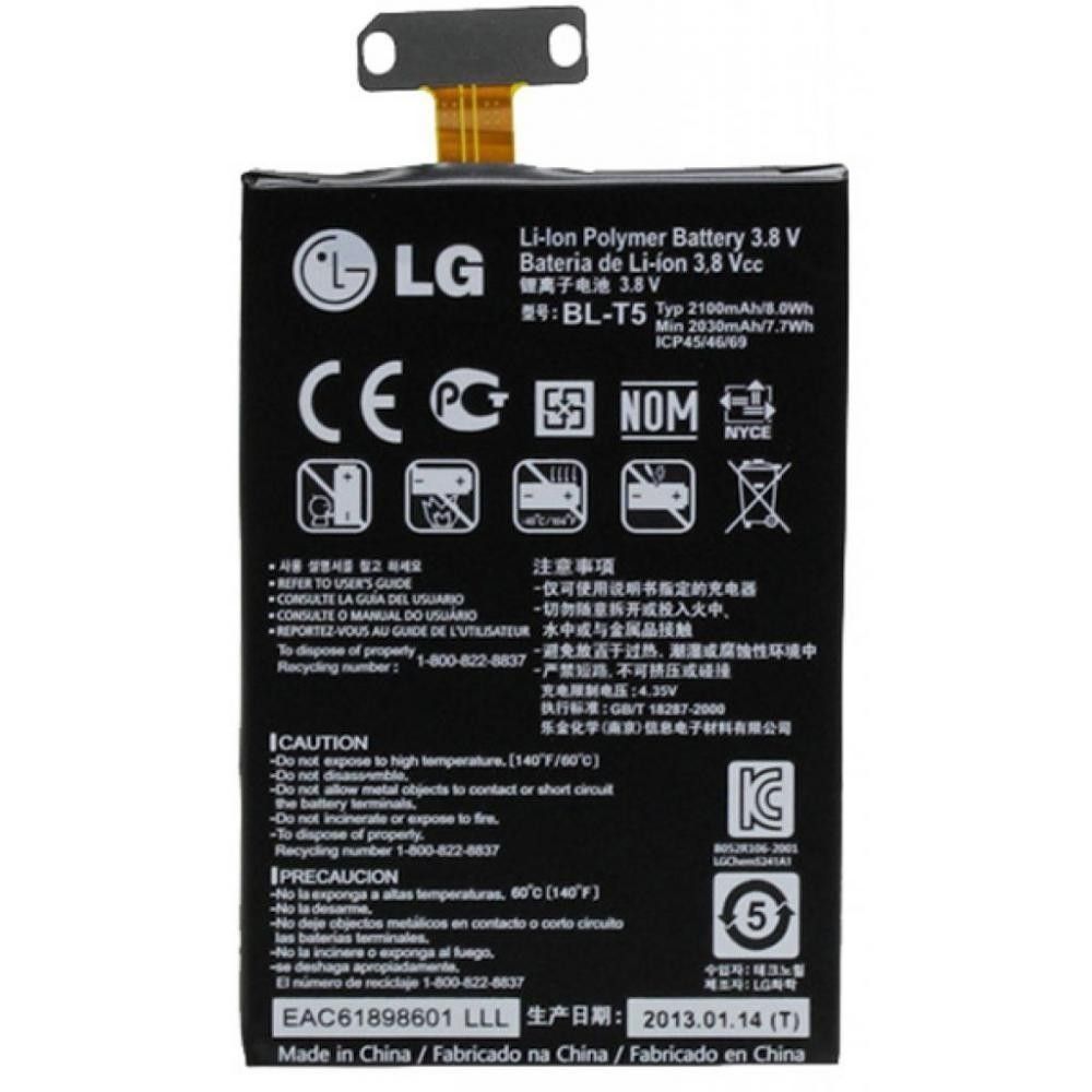 Аккумулятор LG BL-T5 для LG E960 Nexus 4, E975 Optimus G 04113 фото