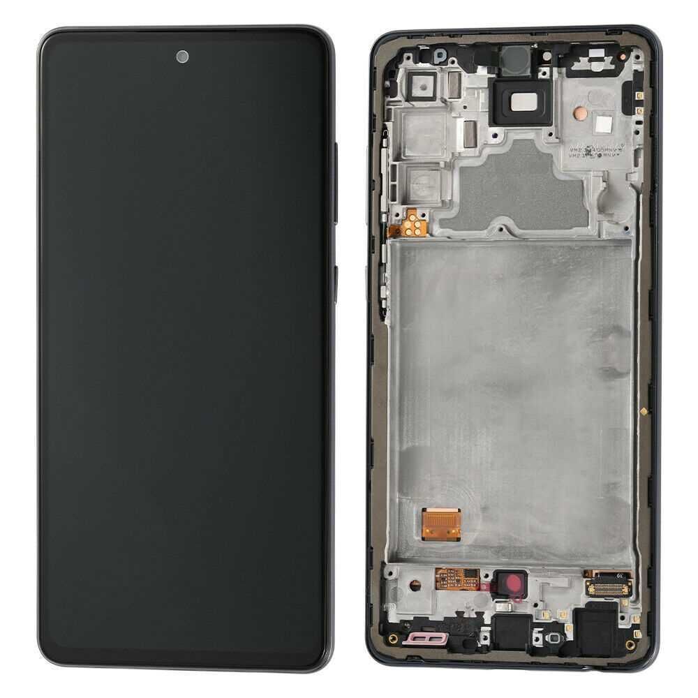 Дисплей для Samsung A725F Galaxy A72 с рамкой черный (GH82-25460A) Оригинал 25498 фото