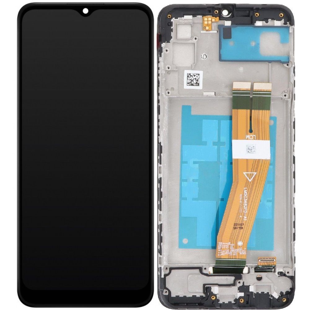 Дисплей для Samsung A035G Galaxy A03 с рамкой черный 163 x 72 мм Оригинал Китай 30268 фото