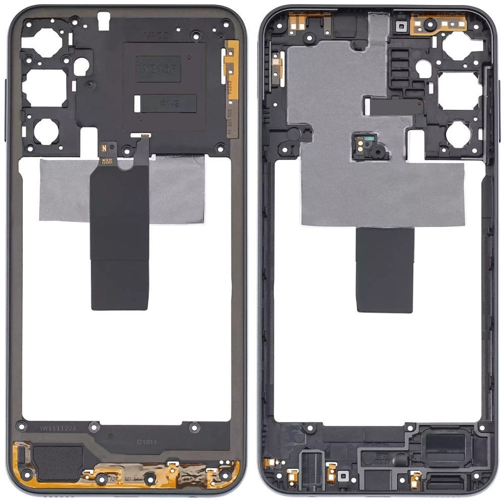 Рамка корпуса Samsung A245 Galaxy A24 4G черная 33818 фото