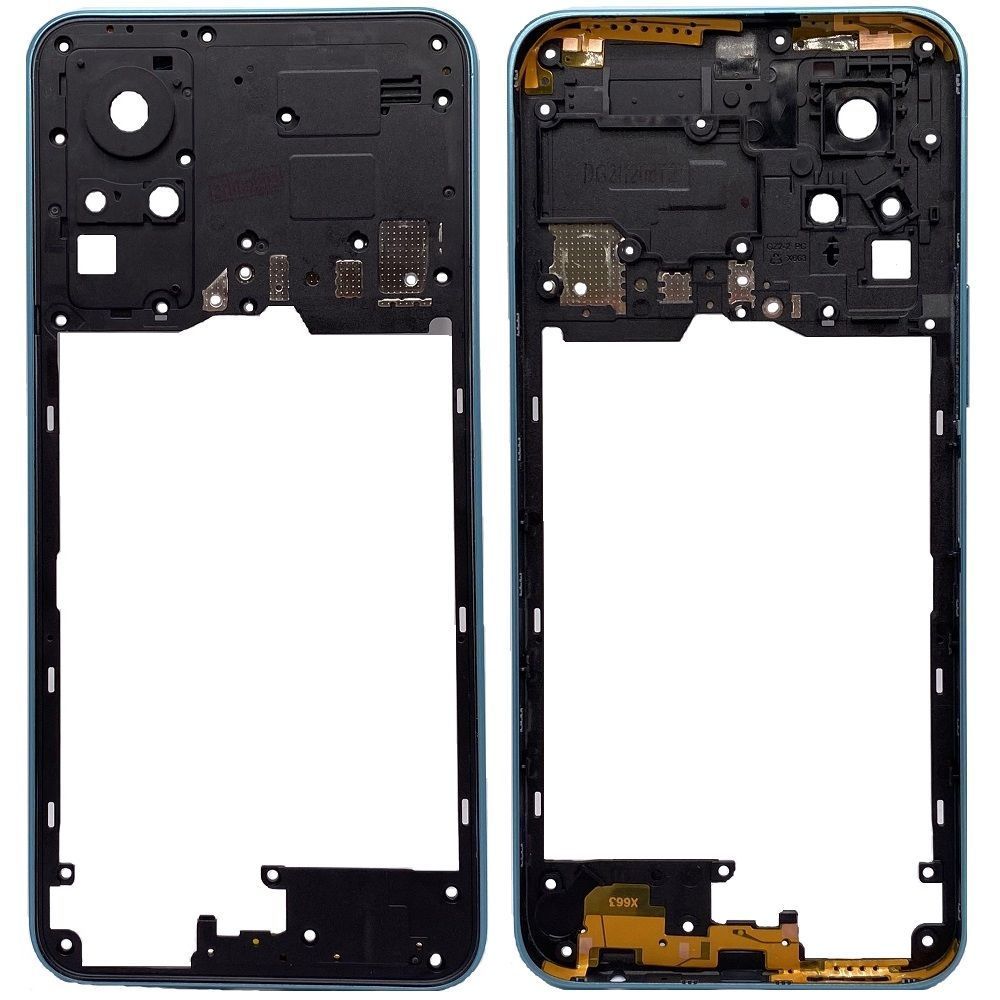 Рамка корпусу Infinix Note 11 X663, X663B, Note 12 X663, X663C, X663D зелена, Glacier Green 33567 фото