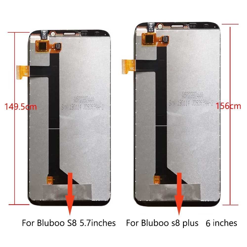 Дисплей для Bluboo S8 5.7" черный 20738 фото