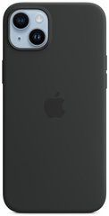 Чехол силиконовый Silicone Case для Apple iPhone 14 Plus Black 26654 фото