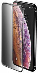 3D Защитное стекло Baseus для Apple iPhone X, iPhone XS, iPhone 11 Pro, 0.3 mm, черное, Full-screen Curved Privacy, SGAPIPH58S-WC01, 2шт.+ бампер 15125 фото