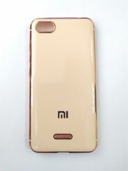 Чехол силиконовый Plating Case для Xiaomi Redmi 6A золотой 16890 фото