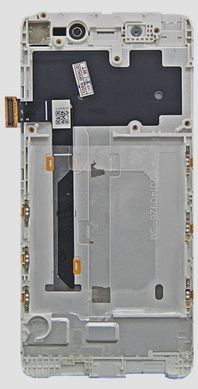 Дисплей для Lenovo S90 з рамкою білий 00108 фото