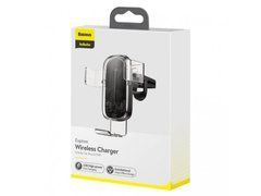 Автотримач з безпровідною зарядкою Baseus Wireless Charger Explore Gravity Car Mount 15W (WXYL-K02) 20294 фото