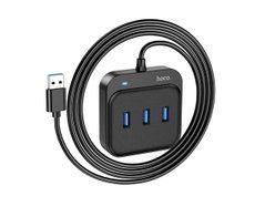 Мультиадаптер хаб Hoco HB31 4в1 USB to 4 USB 3.0 (F) 1.2m 28823 фото