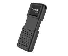Флеш память Hoco UD6 4GB USB2.0 серебристый матово-черный 25926 фото