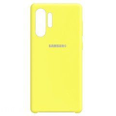 Чехол силиконовый Silicone Case для Samsung N970F Note 10 Yellow 14425 фото