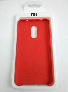 Чехол силиконовый Silicone Cover для Xiaomi Redmi Note 4X Красный 09448 фото