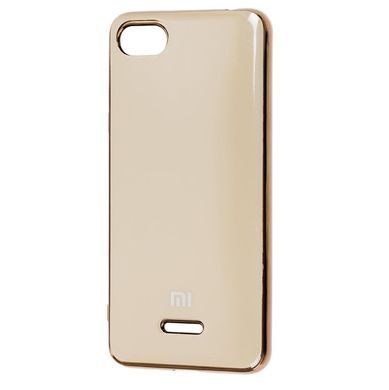 Чехол силиконовый Plating Case для Xiaomi Redmi 6A золотой 16890 фото